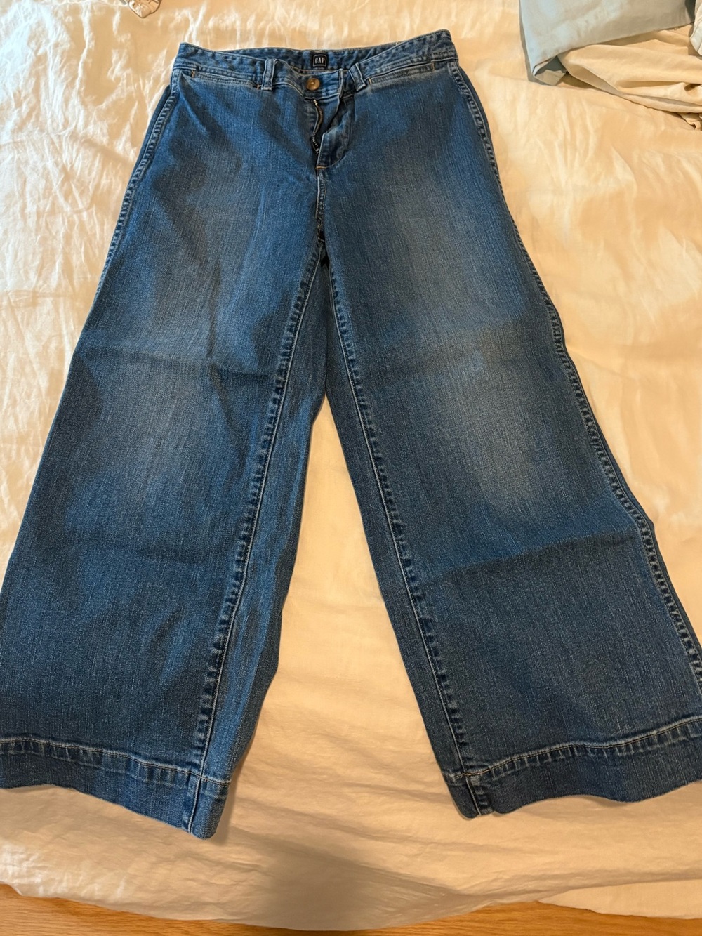 GAP Wide Leg Blue Denim Jeans